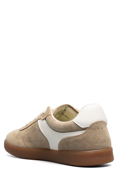 Florsheim Pace T-toe Low Top Leather Sneaker In Brown