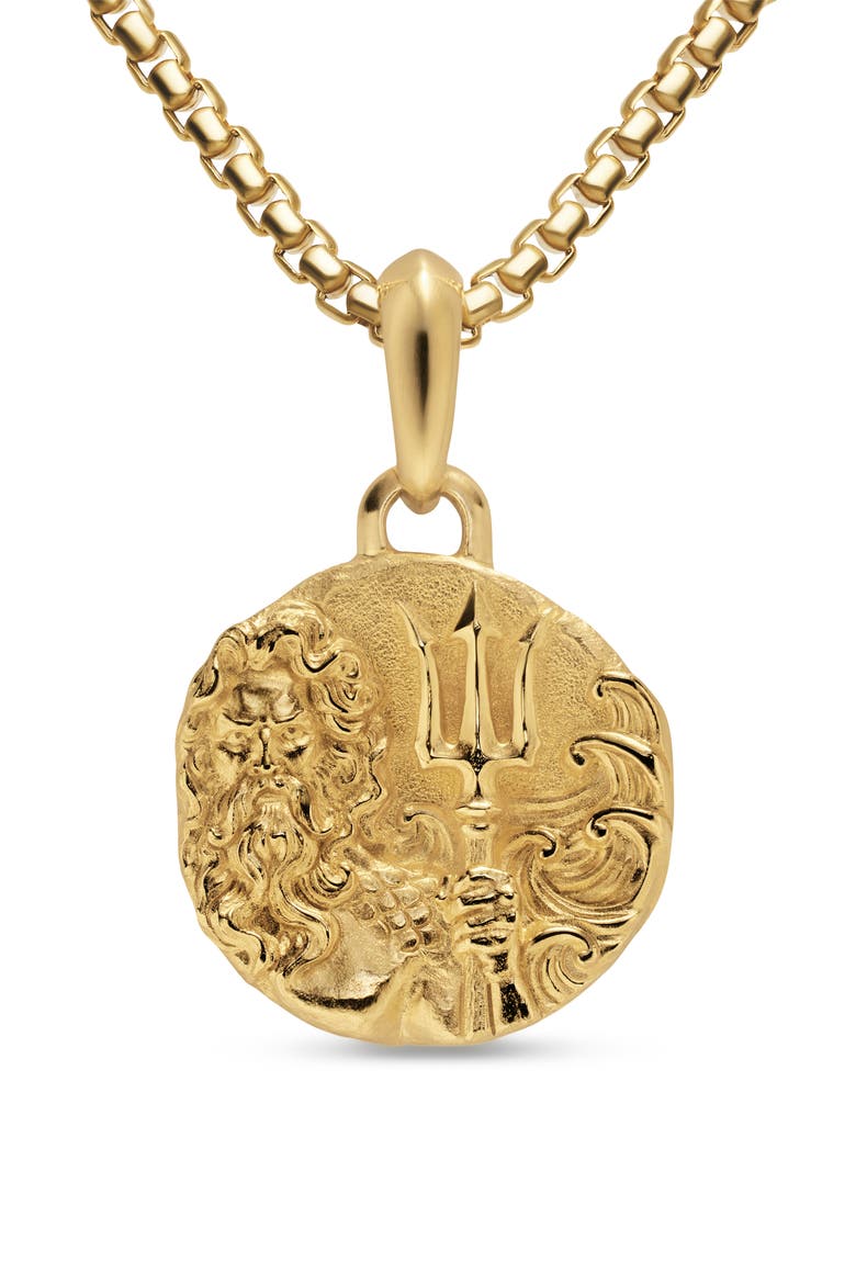 Poseidon Amulet, Alternate, color, GOLD