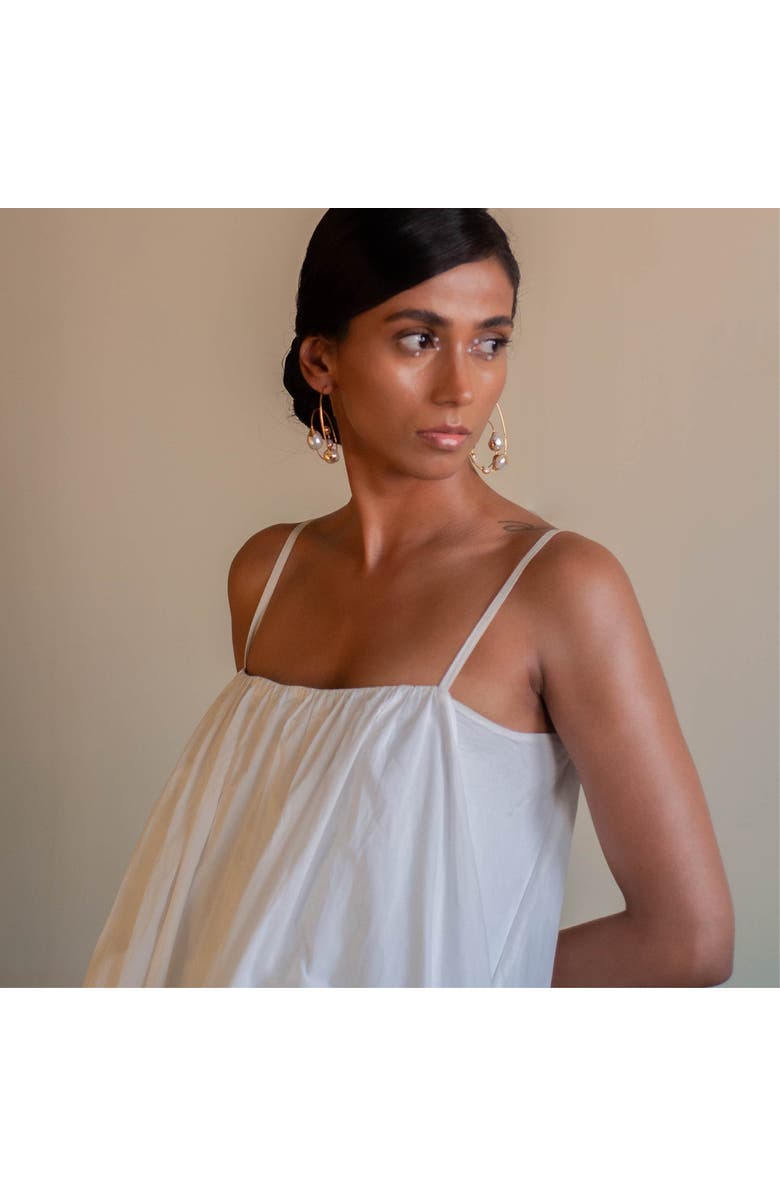 Dhwani Bhansal ZURI HOOPS, Alternate, color, Gold Plated