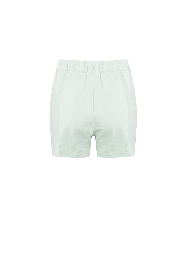 Pure Cotton Free Heaven Cord Women Shorts, Alternate, color, green surf spray