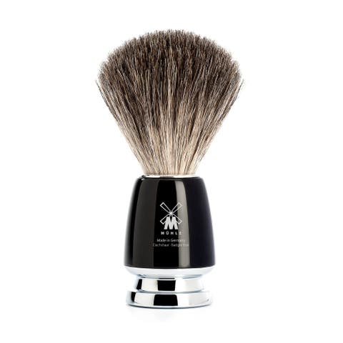 Rytmo Black Pure Badger Shaving Brush