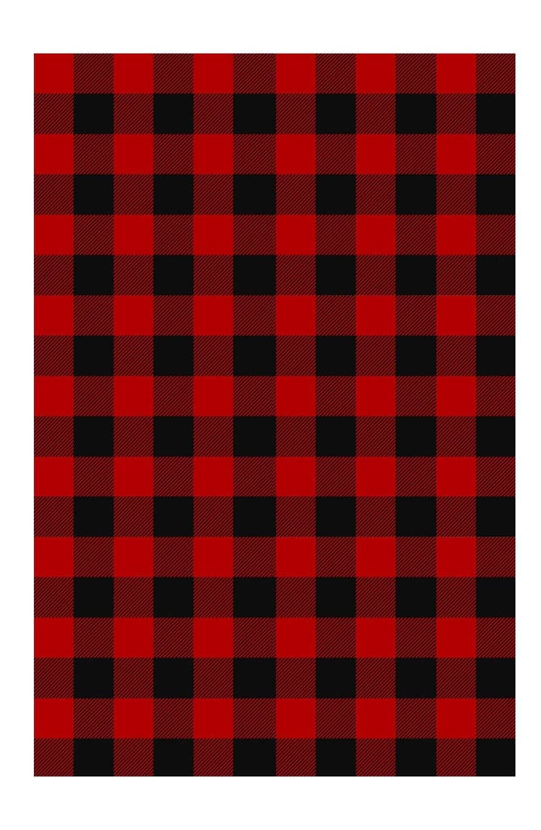Mad Mats Buffalo Plaid Red & Black, Main, color, Red And Black