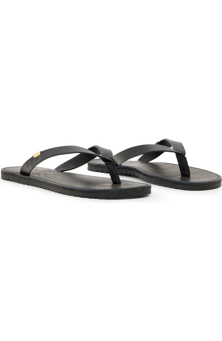 AllSaints Sydney Flip Flop, Main, color, Black
