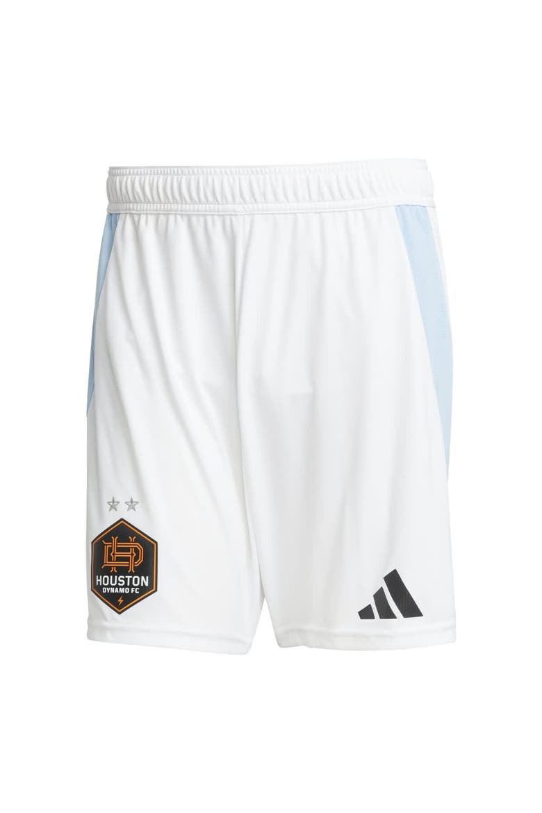 Men's adidas  White Houston Dynamo FC Home 2025 Season 20 Authentic Shorts, Main, color, White