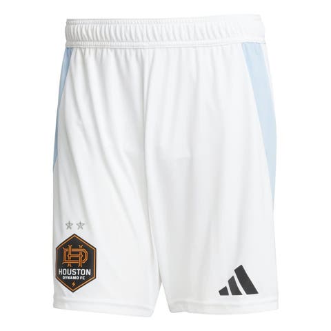 Men's adidas  White Houston Dynamo FC Home 2025 Season 20 Authentic Shorts