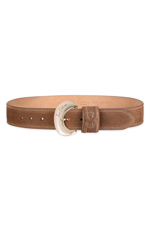 Organic Buckle Leather Belt
