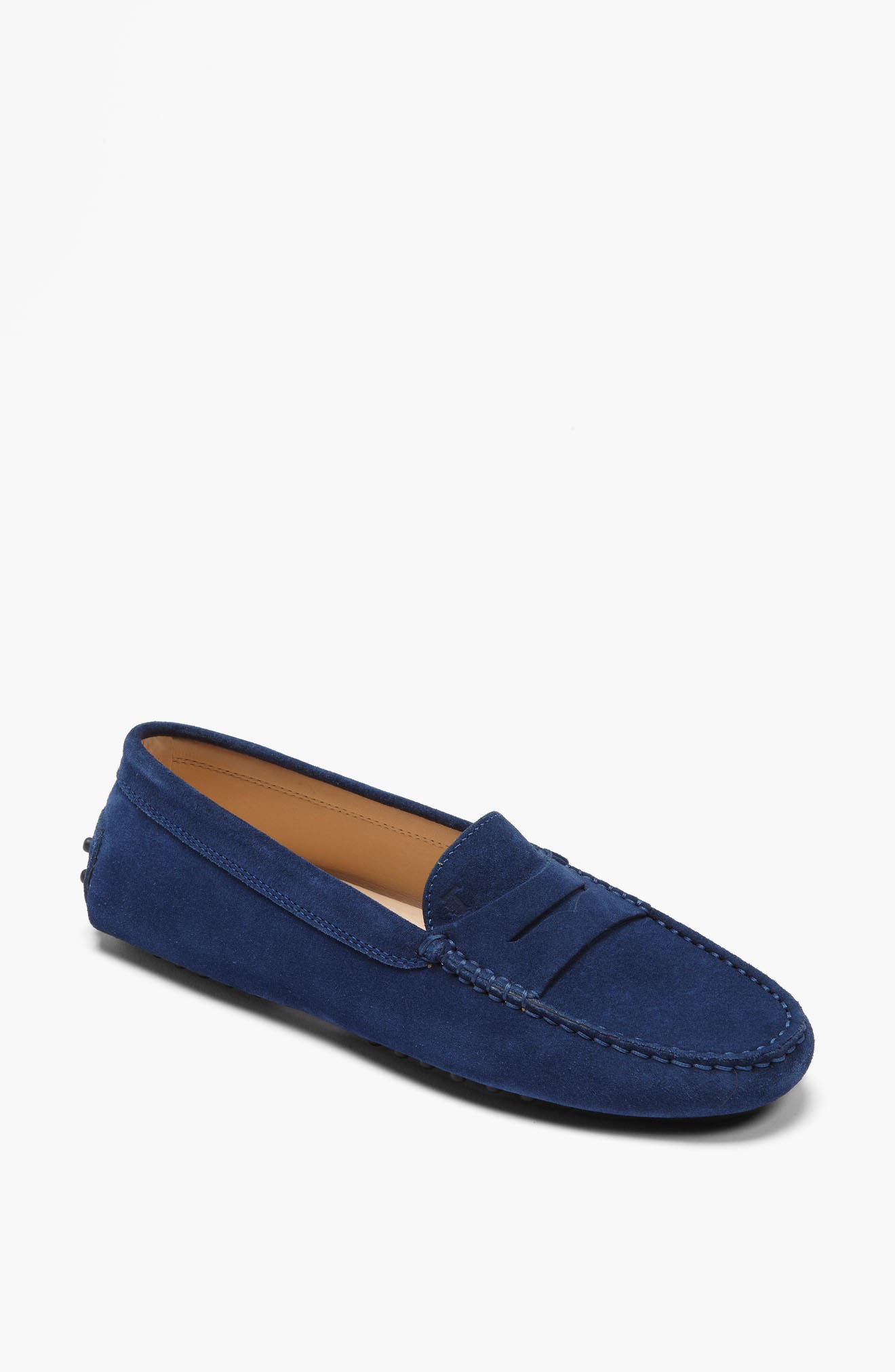 Tod's Gommini Driving Shoe, Alternate, color, Dark Blue