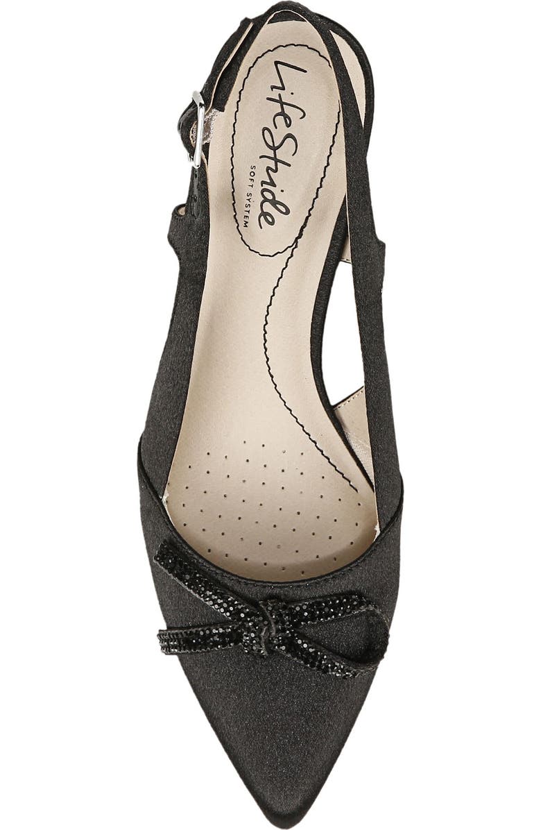 LifeStride Social Scene Crystal Slingback Pump, Alternate, color,