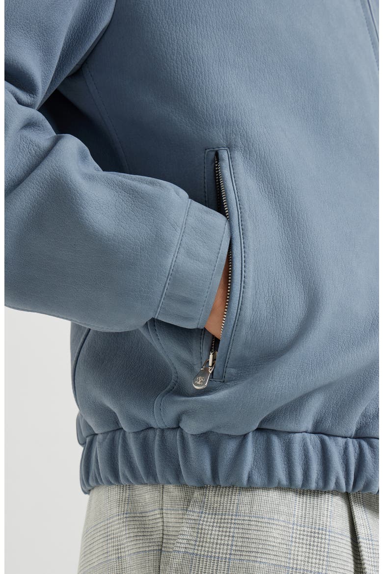 Nubuck outerwear jacket, Alternate, color, Slate