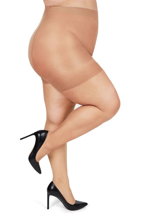 2-Pack Curvy Silky Sheer Tights (Plus)