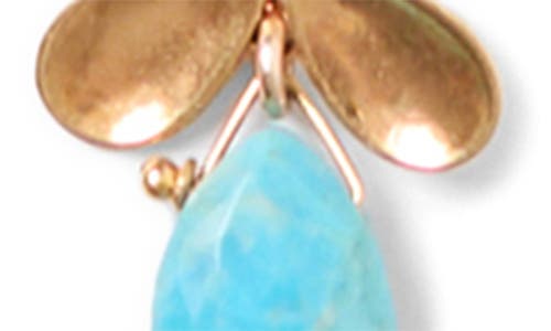 Chan Luu Petal Pendant Necklace In Gold