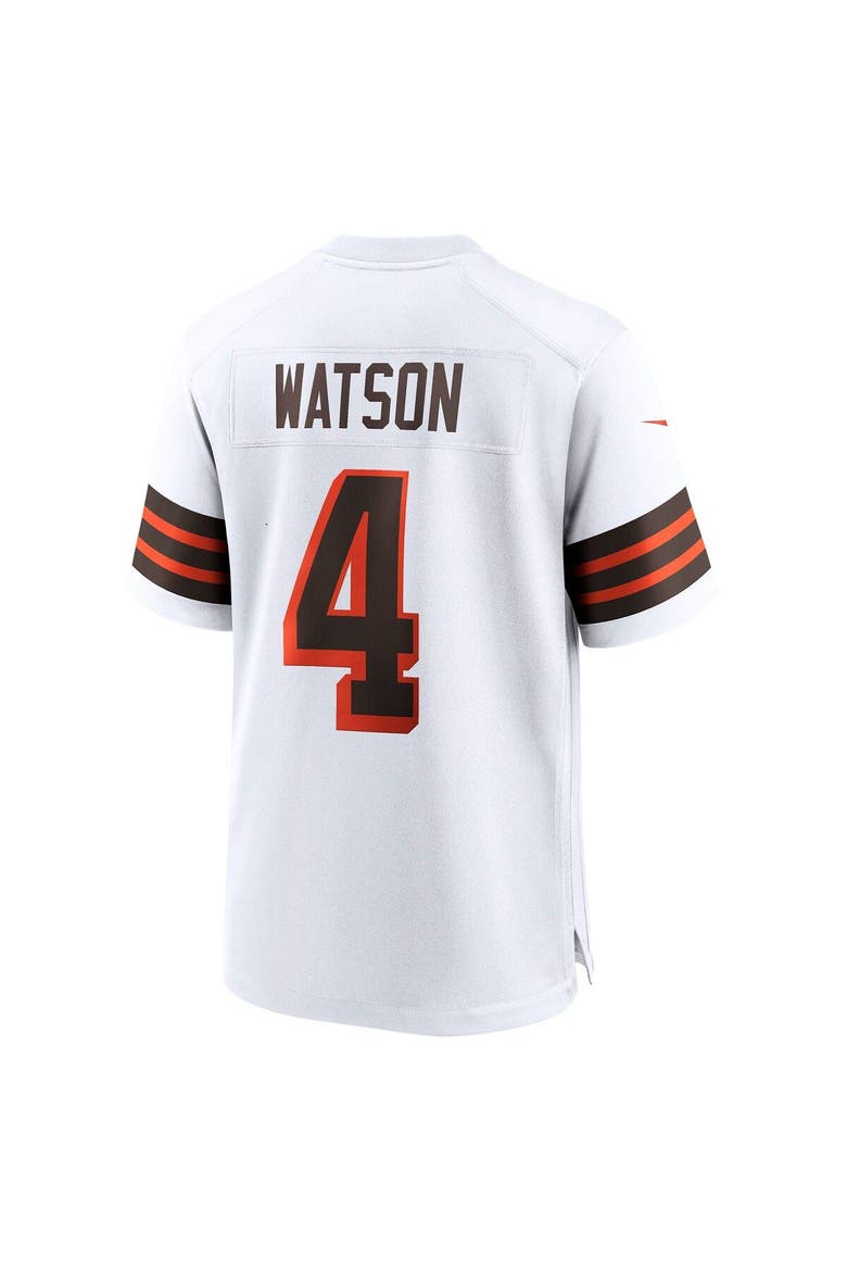 Men's Nike Deshaun Watson White Cleveland Browns Alternate Game Jersey, Alternate, color, White