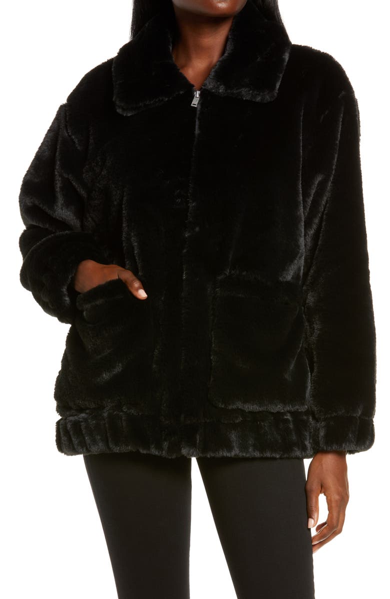 UGG<sup>®</sup> Kianna Faux Fur Jacket, Alternate, color,