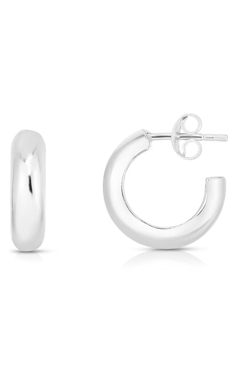 SPHERA MILANO 1.5" Hoop Earrings, Main, color, 