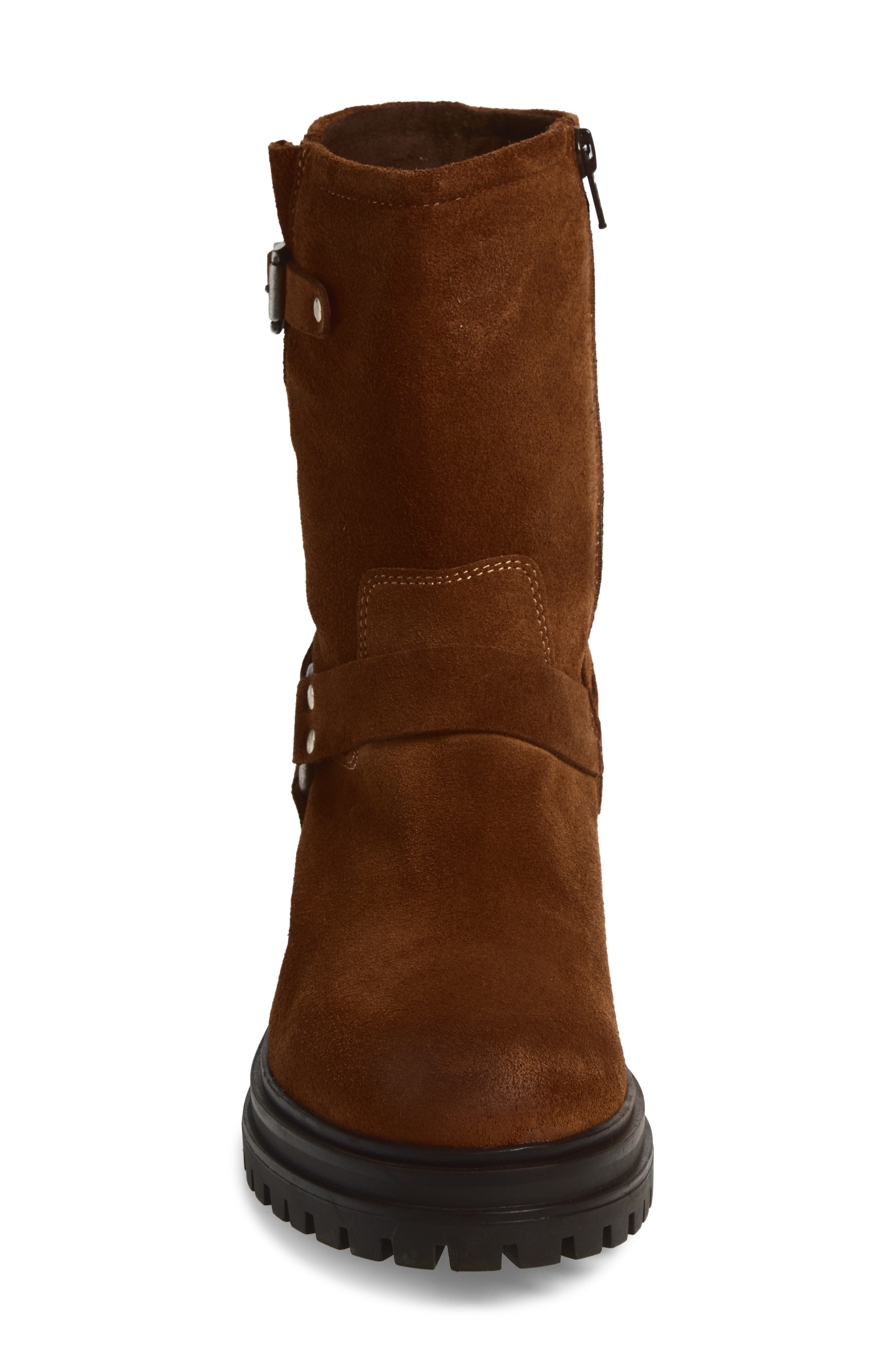 Laureen Leather Boot, Alternate, color, BRANDY SUEDE