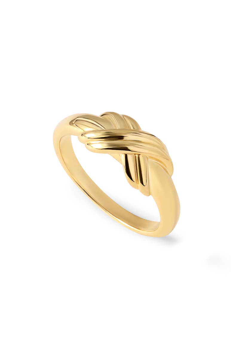Harper Knot Ring, Main, color, GOLD