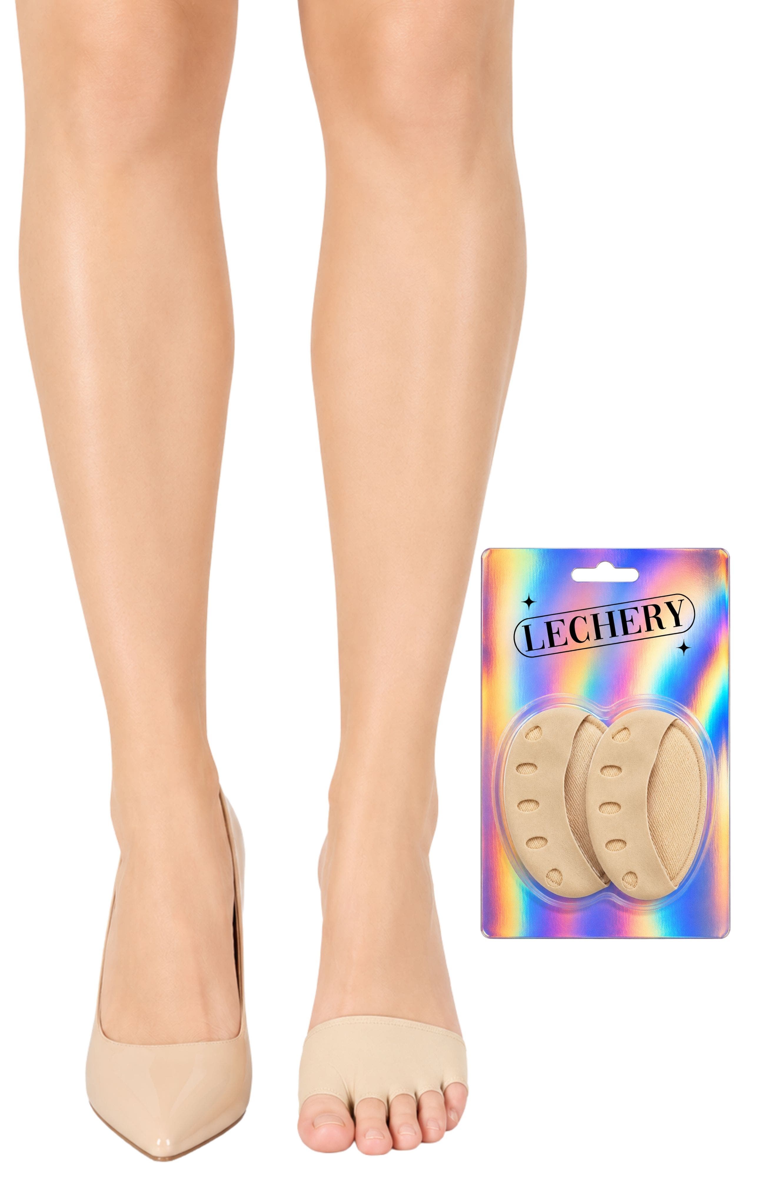 Forefoot Cushion Sleeves, Main, color, Beige