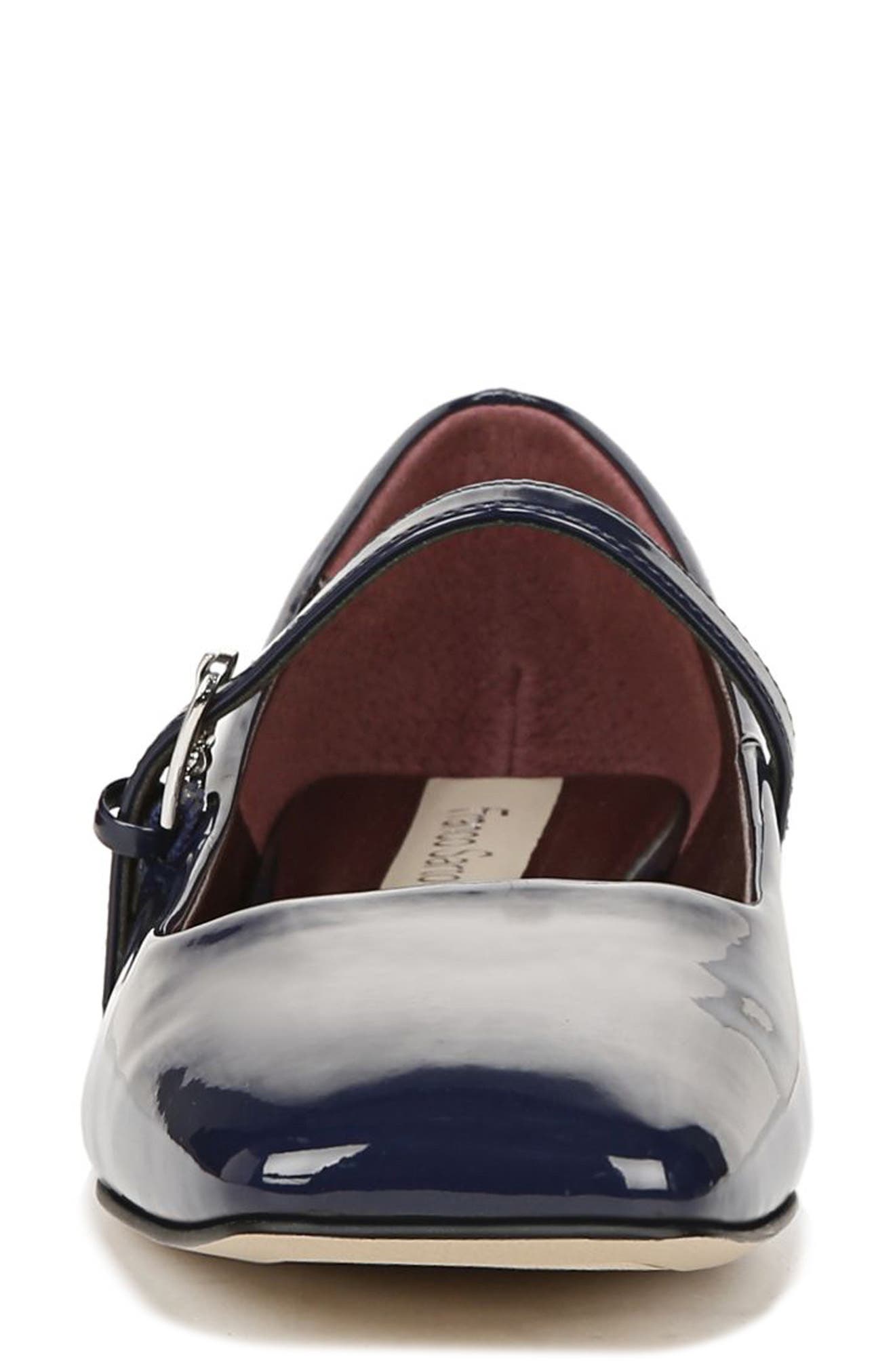 Tinsley Square Toe Mary Jane Flat, Alternate, color, BLUE