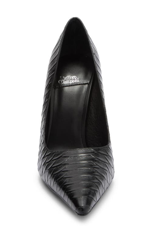 Jeffrey Campbell Good Luck Pump In Black