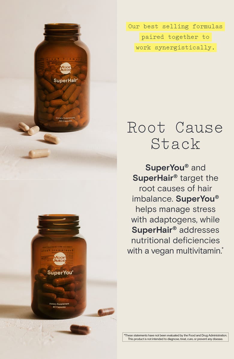 Moon Juice SuperHair<sup>®</sup> Daily Hair Nutrition Dietary Supplement, Alternate, color, 