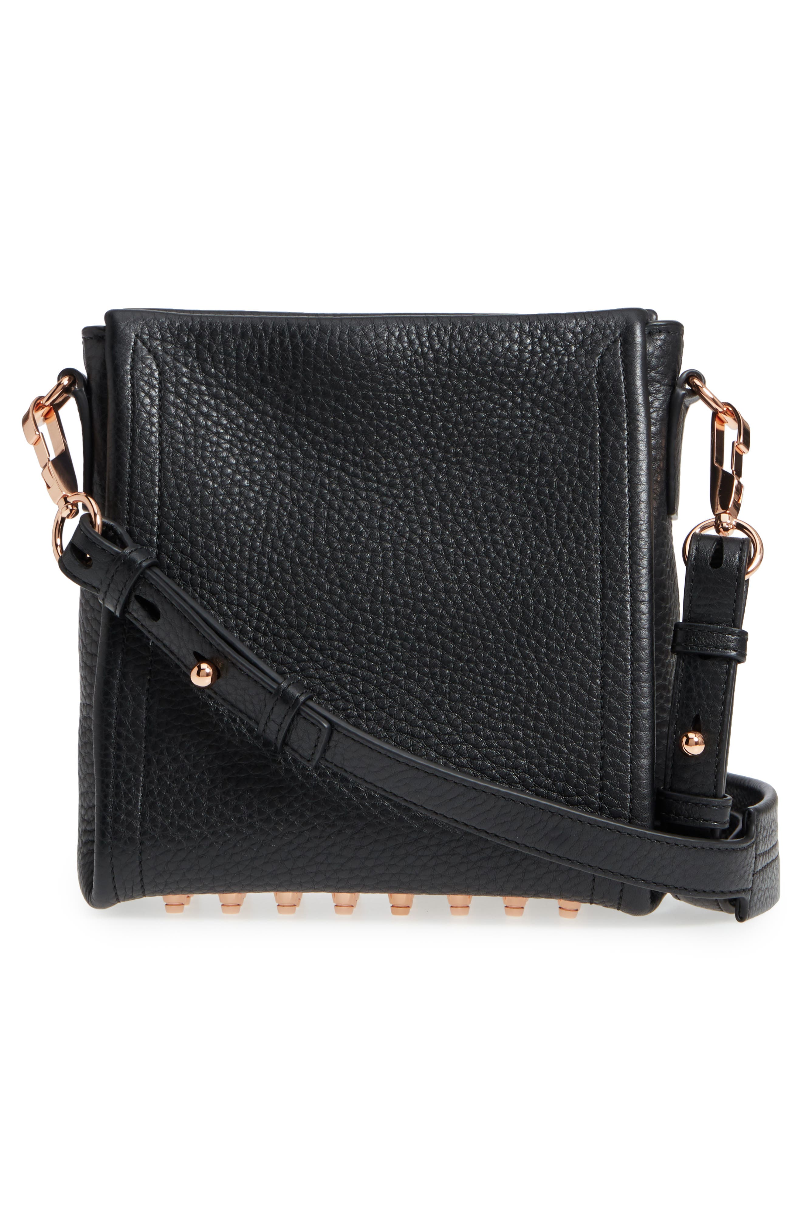Alexander Wang Mini Darcy Leather Shoulder Bag, Alternate, color, 
