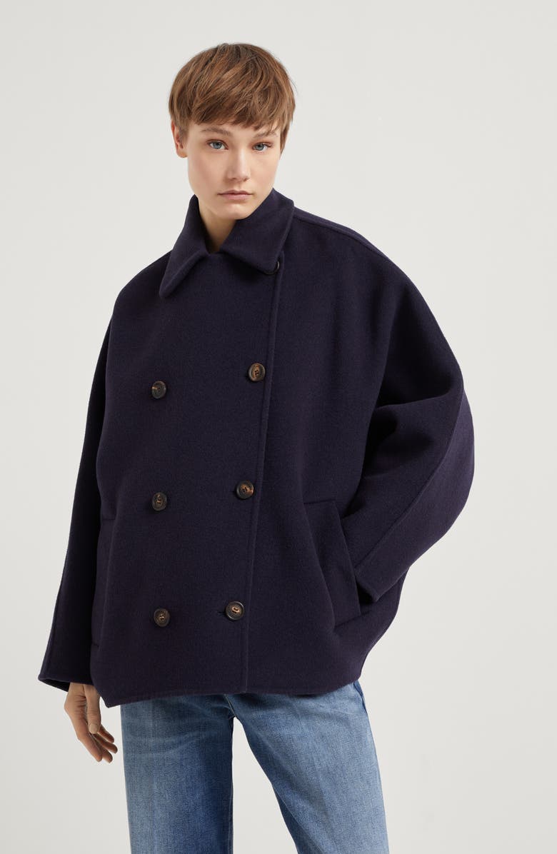 Brunello Cucinelli Hand-finished Caban jacket, Alternate, color, 