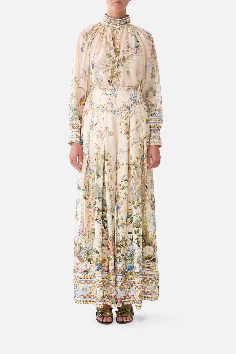 Corset Waist Wide Leg Pant, Main, color, Midsummer Masterpiece