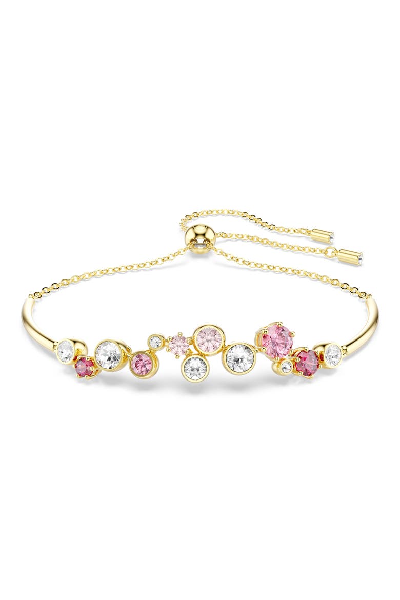 Constella Crystal & Zirconia Bracelet, Main, color, GOLD/ RED