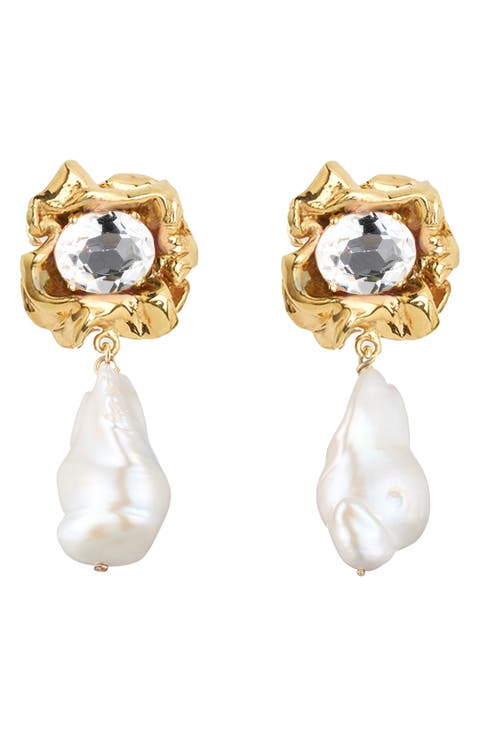 Lola Baroque Pearl Drop Earrings