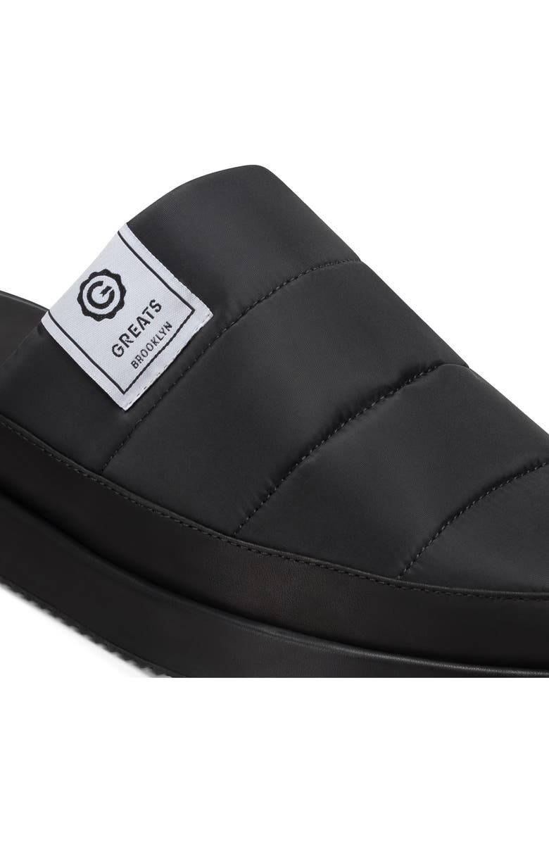 GREATS Foster Slipper, Alternate, color, Black Fabric