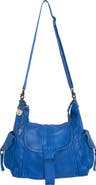 Free People We The Free Leigh Distressed Leather Hobo Bag