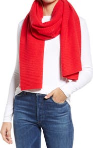 Nordstrom Cashmere Rib Scarf