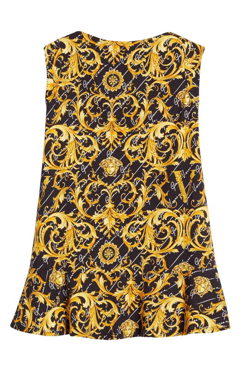 Versace Print Dress, Alternate, color, 