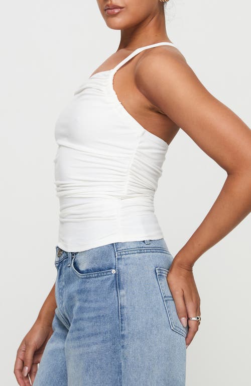 Princess Polly Elowyn Asymetric One-shoulder Top In White