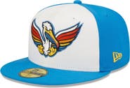 New Era Men's New Era White/Royal Pelicanos de Myrtle Beach Copa De La Diversion 59FIFTY Fitted Hat