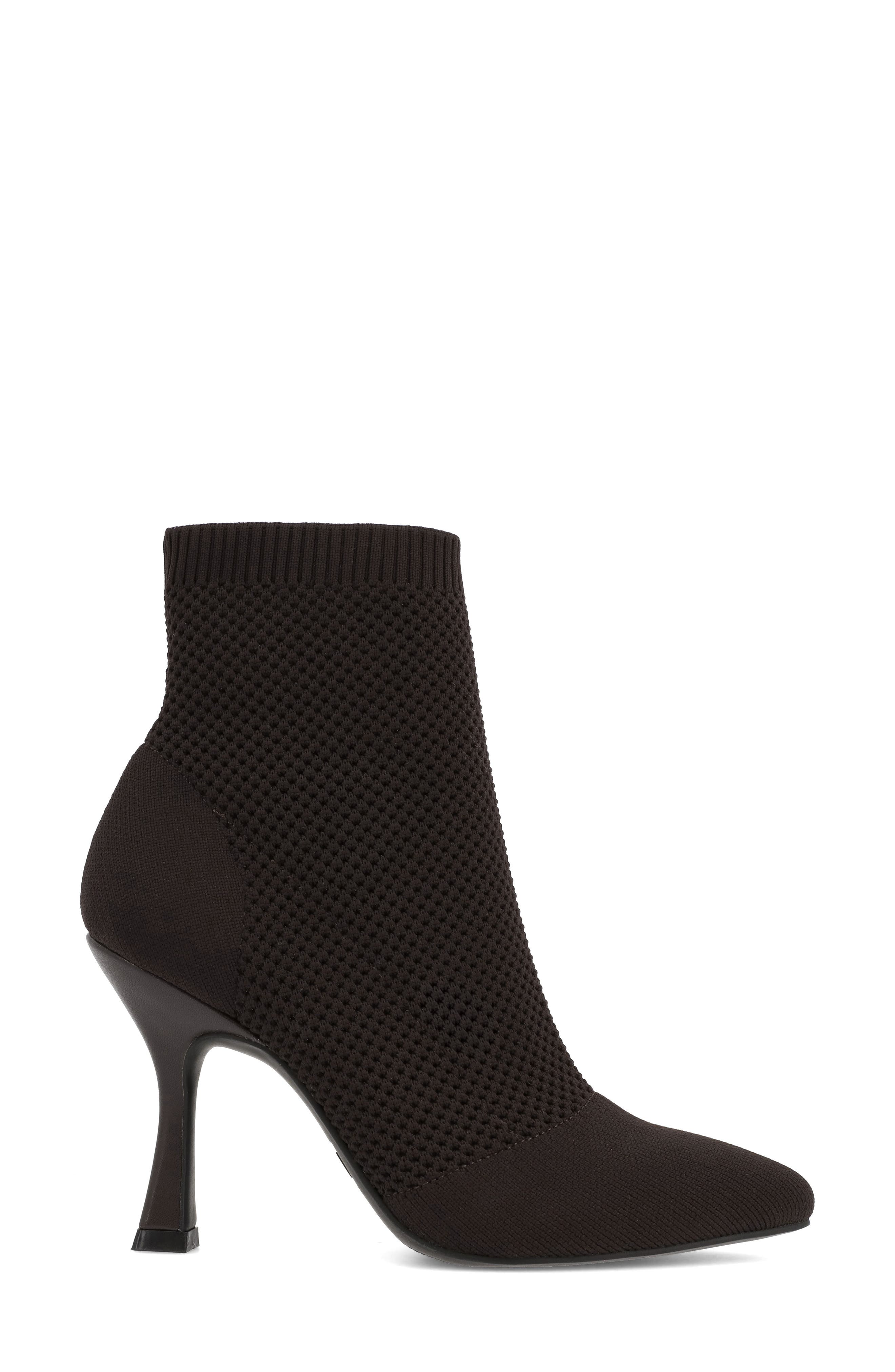 Pamilla Knit Bootie, Alternate, color, CHOCOLATE