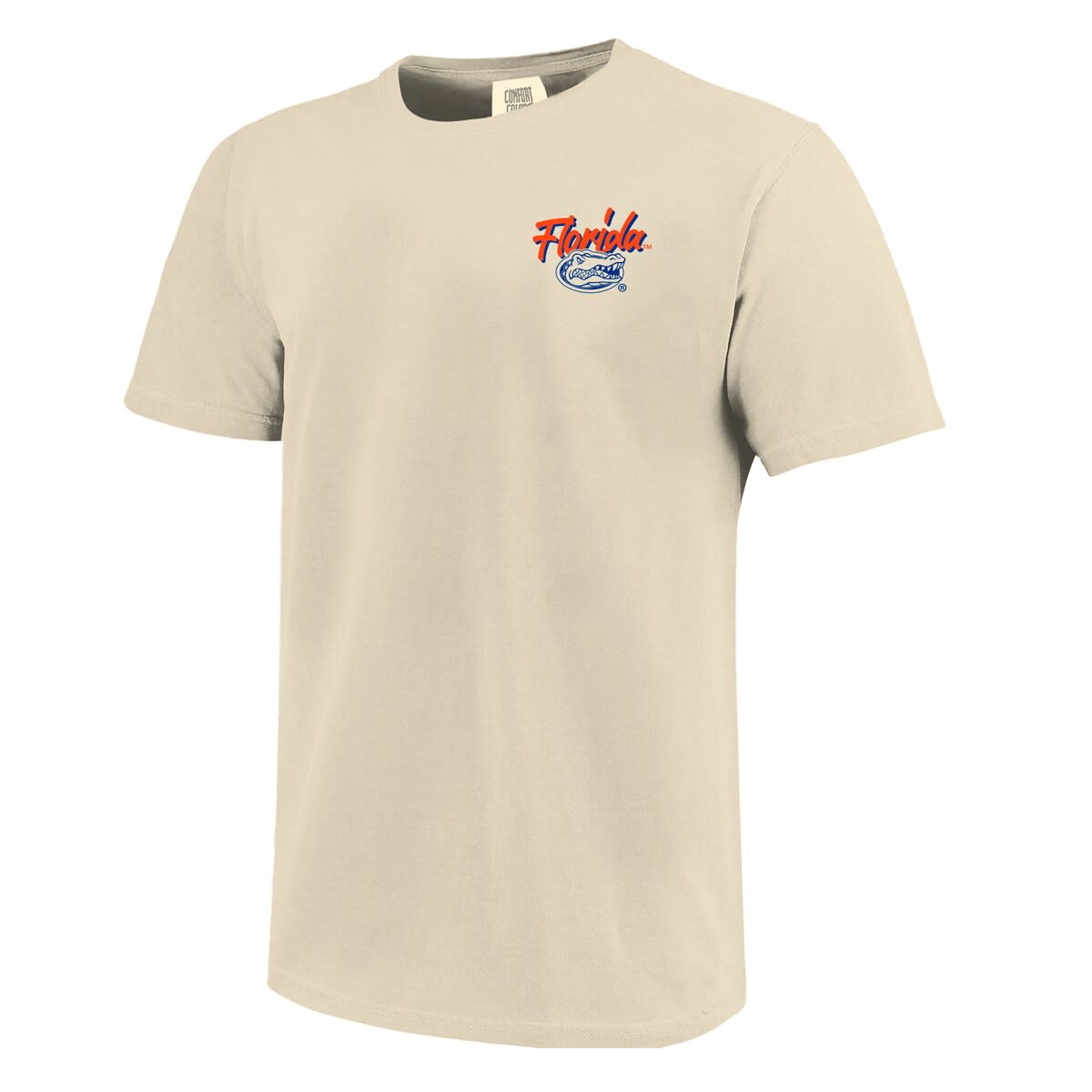Men's Image One  Natural Florida Gators Comfort Colors Hand-Drawn Campus Stack T-Shirt - image 2