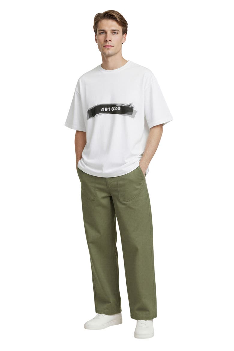 Encrypted Graphic T-Shirt, Alternate, color, WHITE