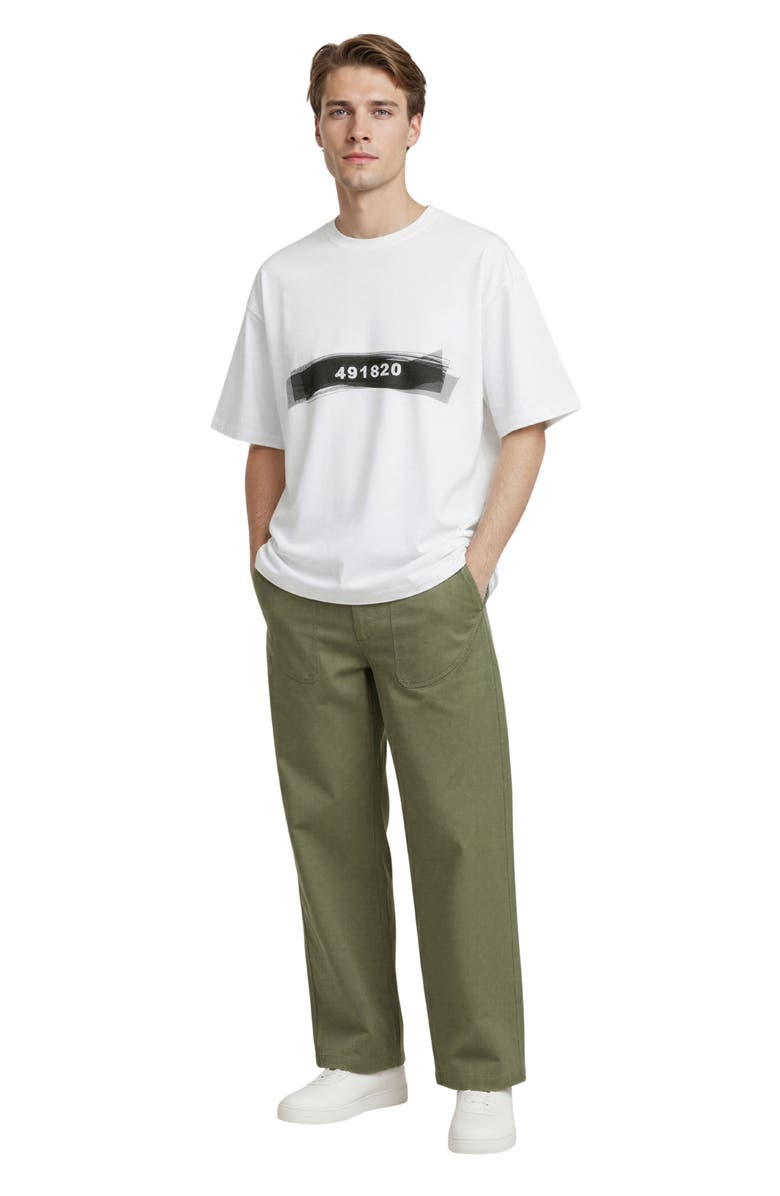 D.RT Encrypted Graphic T-Shirt, Alternate, color, White