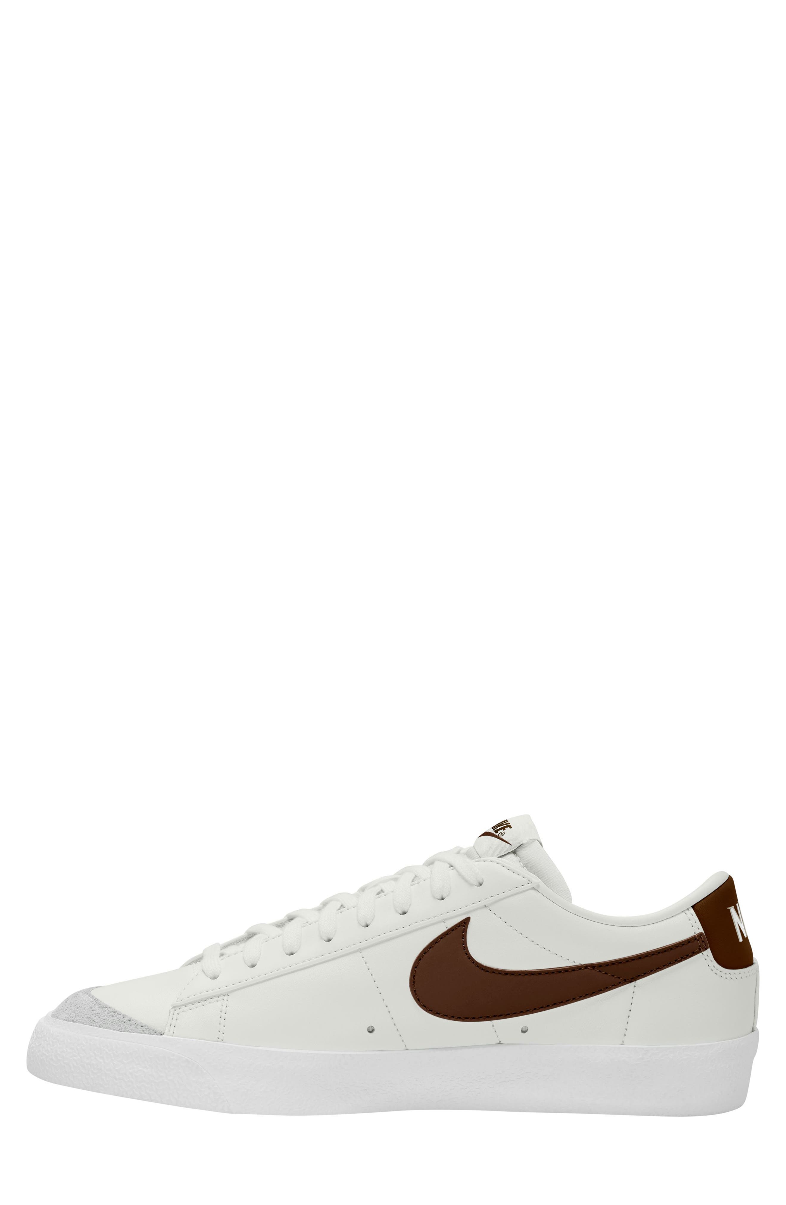 Nike Blazer Low '77 Sneaker, Alternate, color, White/ Cacao Wow/ Photon Dust