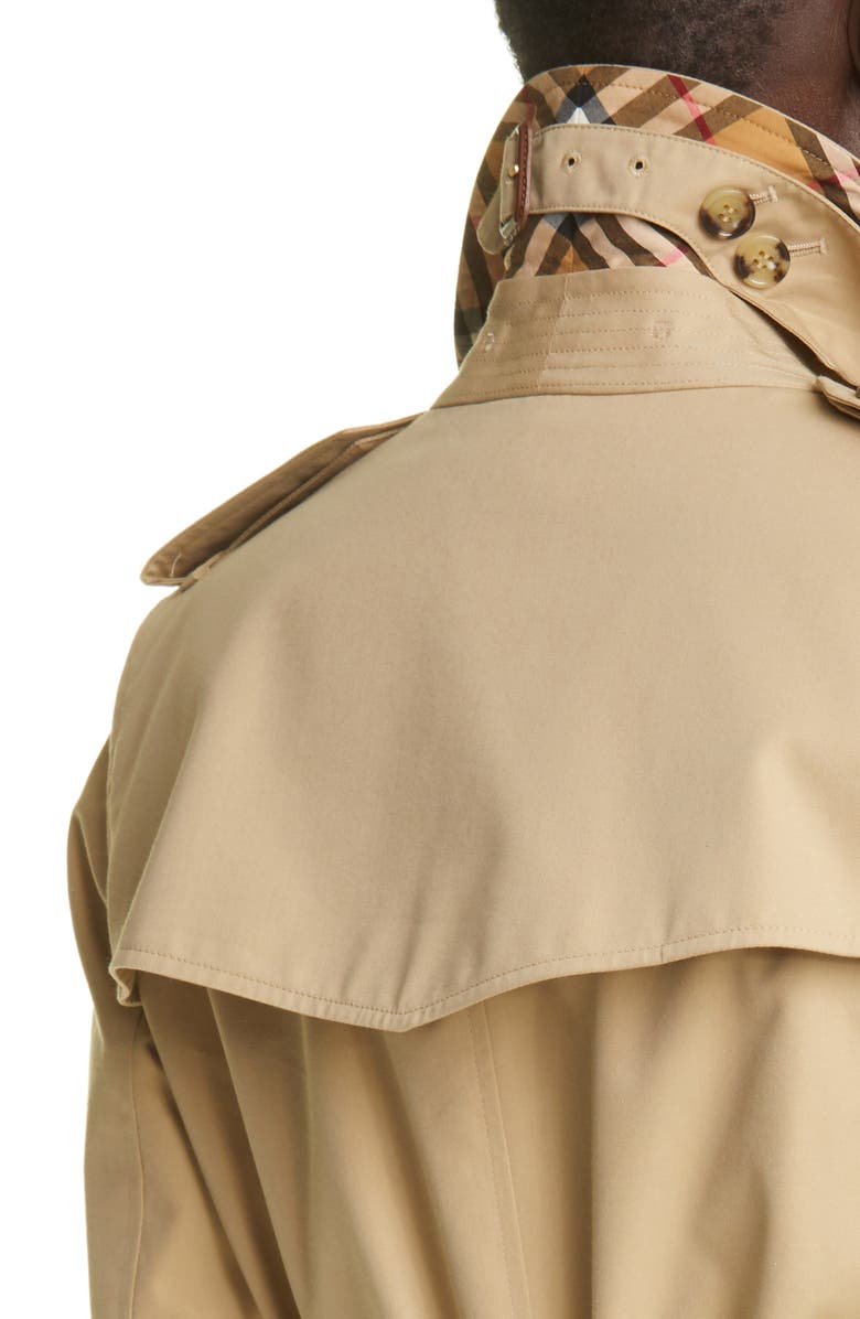 Burberry The Kensington Mid Heritage Trench Coat, Alternate, color, 
