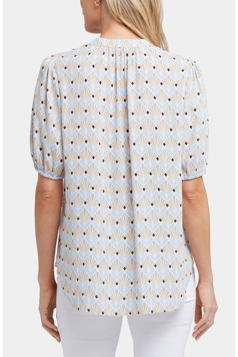 Puff Sleeve Popover Top, Alternate, color, CABO PUNTA
