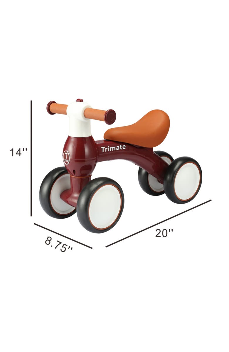Trimate Baby Walker Balance Bike, Rideon Toy, Alternate, color, Multicolored
