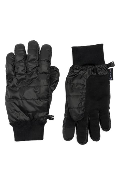 Quilted Stretch Nylon Gloves