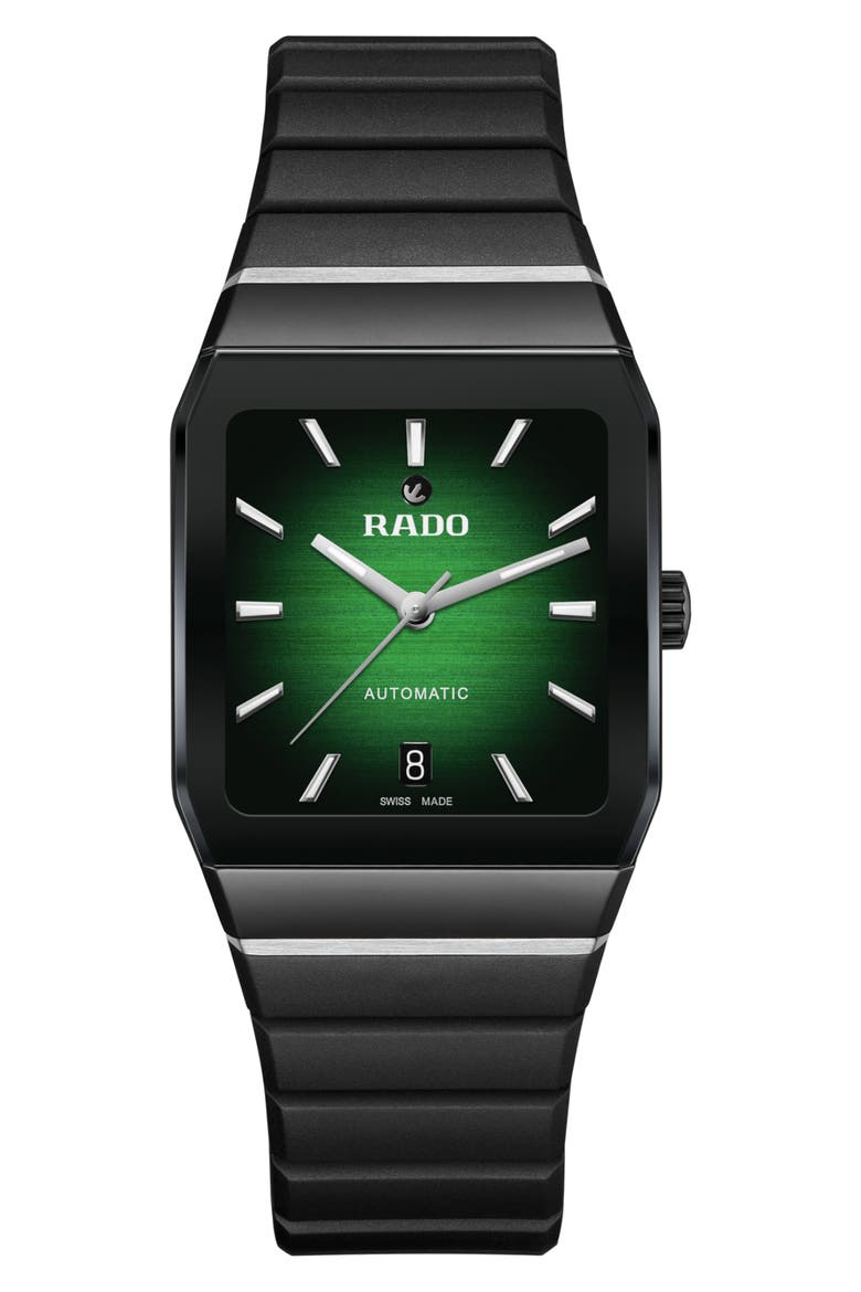 Anatom Automatic Bracelet Watch, 32.5mm, Main, color, GREEN