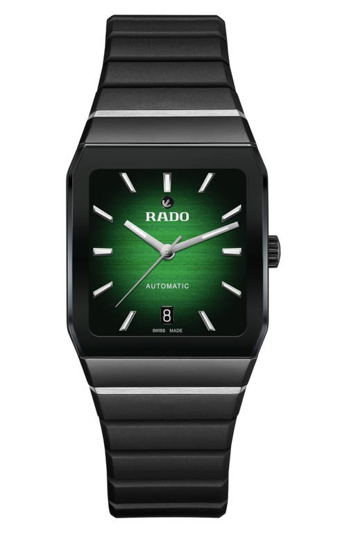 RADO Anatom Automatic Bracelet Watch, 32.5mm in Green at Nordstrom