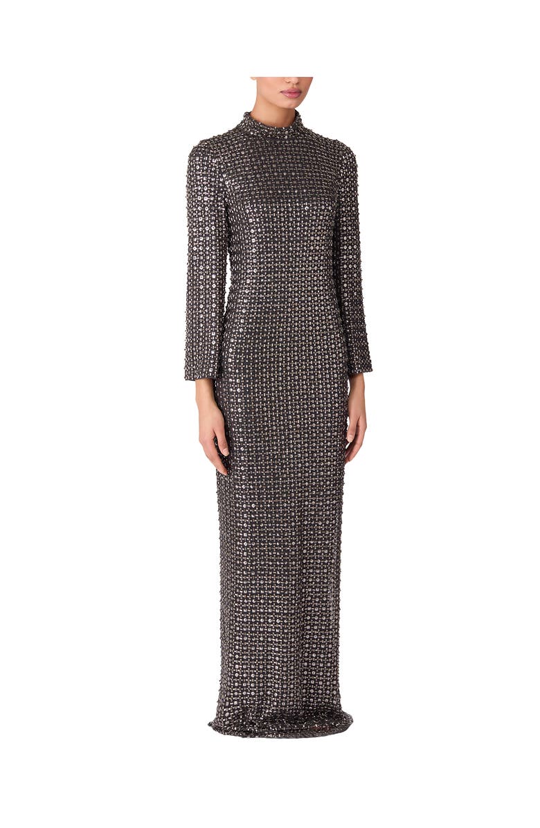 Jenny Packham Star Gazer Gown, Alternate, color, Shadow Grey