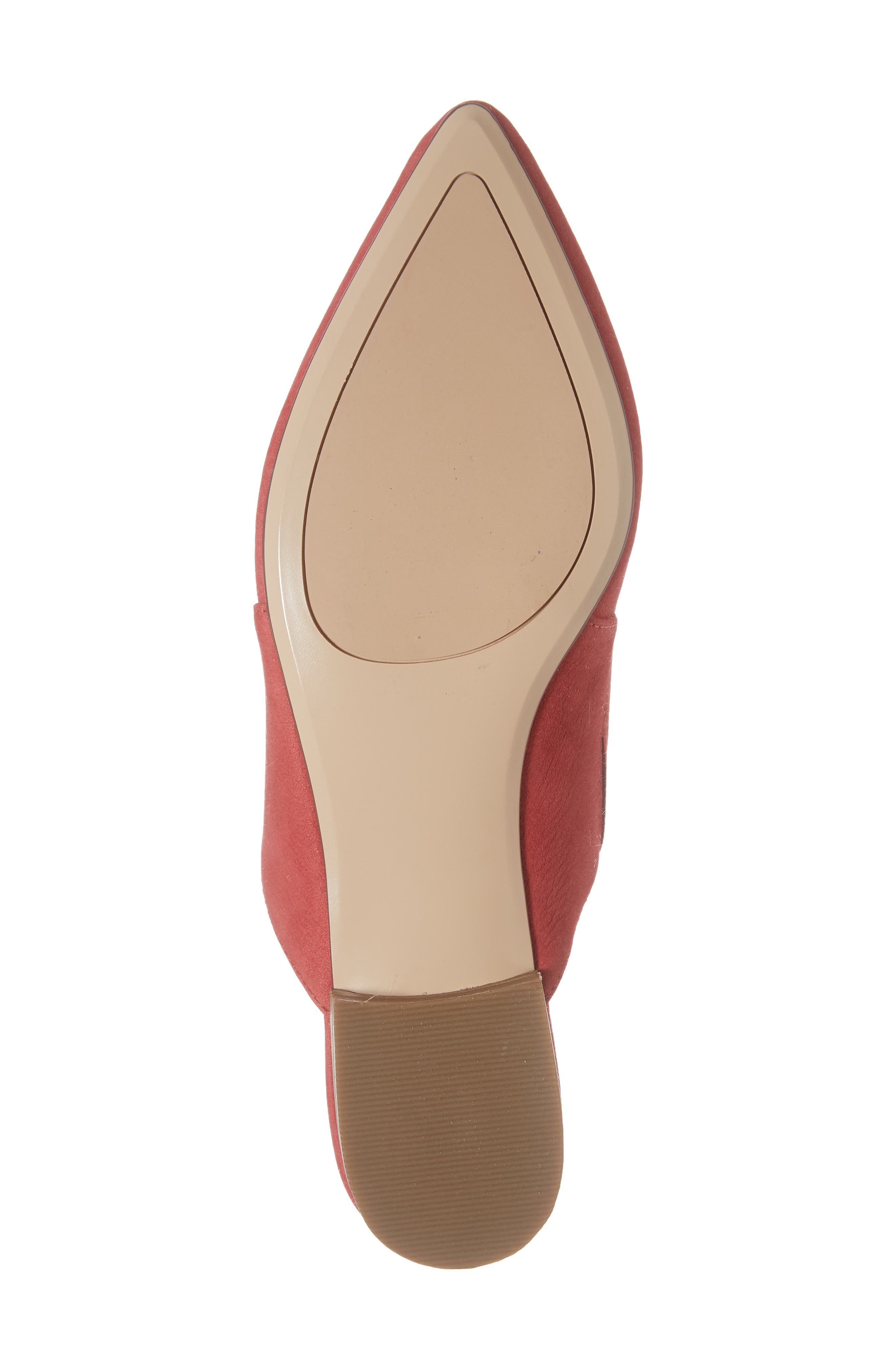 Luke Knotted Mule, Alternate, color, RED NUBUCK