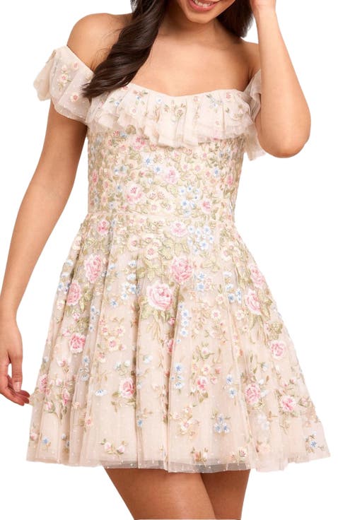 Antoinettes Floral Mini Dress