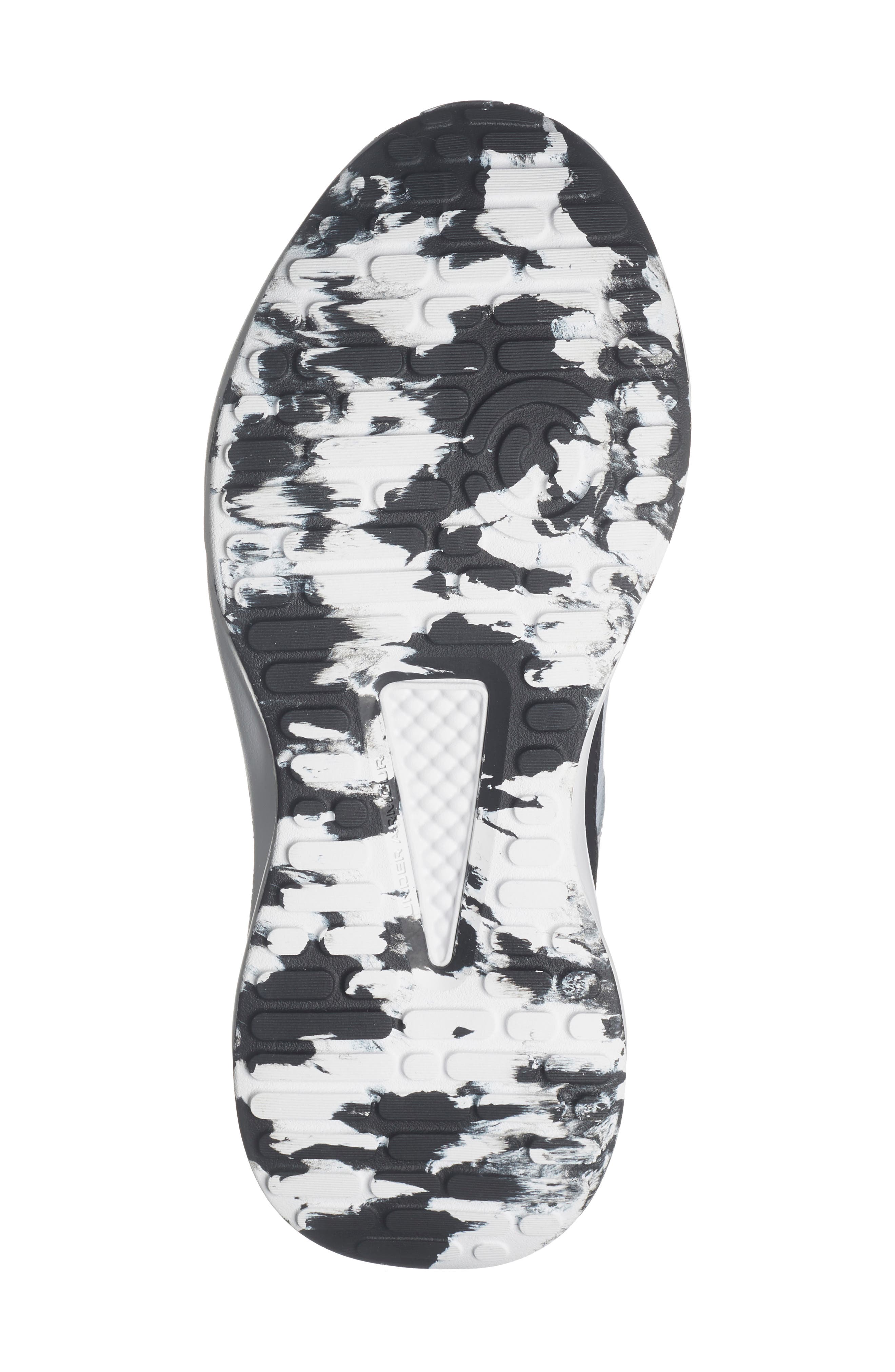 Under Armour Charged Edge 4E Sneaker, Alternate, color, White